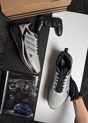 Чоловічі кросівки adidas duramo speed light grey black