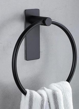 Тримач для рушників zunto toilet paper ring ks001 самоклейне кільце-тримач для рушників у ванну кімнату