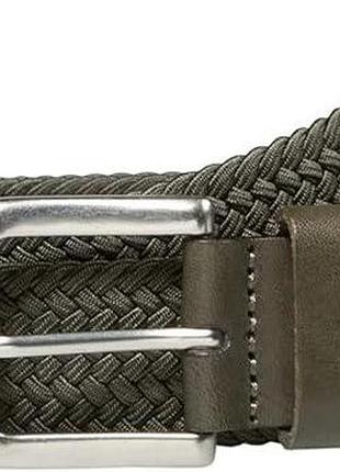 Чоловічий ремінь 105 см marc o| polo плетений чоловічий ремінь із металевою пряжкою в стилі кежуал