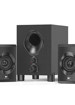 Акустическая система для пк aux bluetooth orow s213 беспроводные компьютерные колонки с сабвуфером
