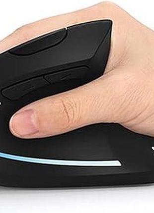 Эргономичная мышь wireless ergonomic mouse вертикальная беспроводная мышь+переходник type-c