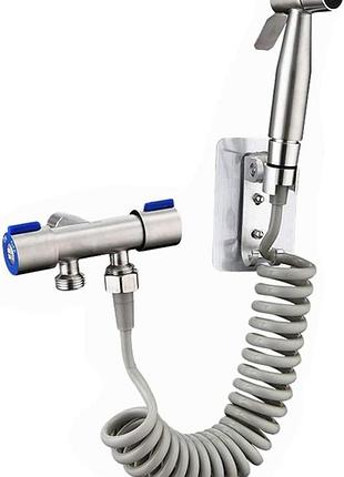 Ручний розпилювач для біде fucet 304 toilet spray gun гігієнічний душ для туалету з неіржавкої сталі