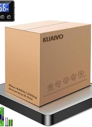 Цифровые весы для посылок и багажа до 200 кг kuaivo p2h электронные весы с противоскользящими ножками