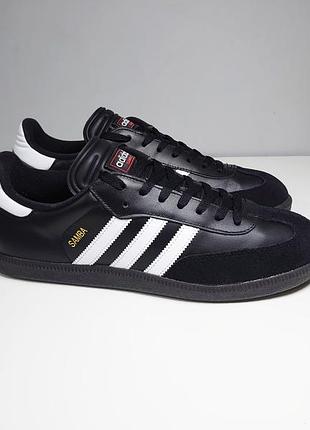 Кросівки, кеди adidas samba classic 034563 black/white/dark gum 45 р. оригінал
