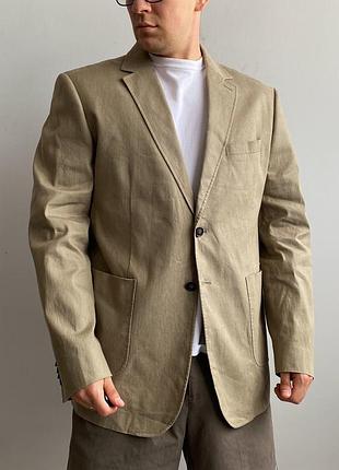 Чоловічий блейзер з льону gant 5