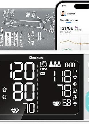 Монітор артеріального тиску checkme bp3 c2 blood pressure monitor tmb-2288 тонометр із манжетою 22-45 см