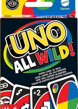 Настольная игра карты uno уно all wild