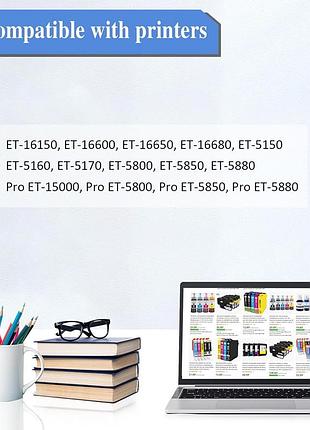 4 шт. набор пигментных чернил для принтера epson ecotank laipeng e-113 чернила для струйного принтера epson 4