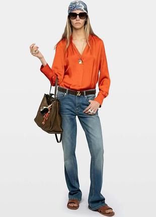 Блуза marc cain l-xl коралловый цвет премиальный немецкий бренд