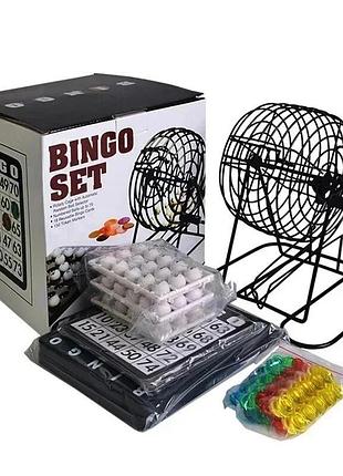Настільна гра бінго bingo set азартна настільна гра-аттракціон для компанії