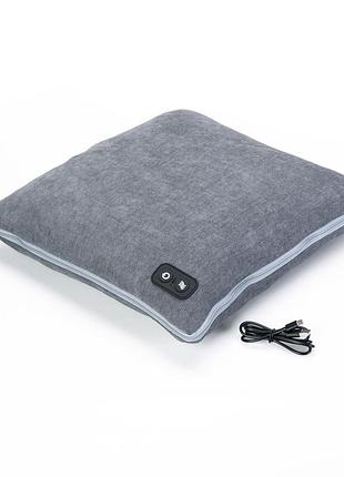 Нагрівальна подушка 42х42 см lanaform heating pillow бездротова електрична нагрівальна подушка