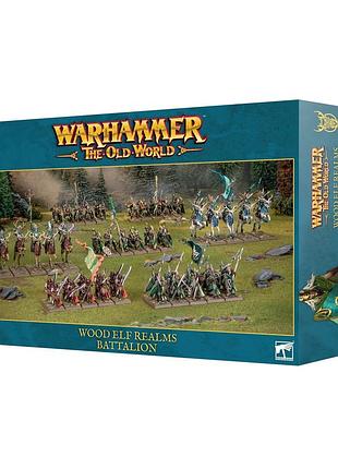 62 шт. набор миниатюр wood elf realms battalion фигурки для настольной игры warhammer the old world
