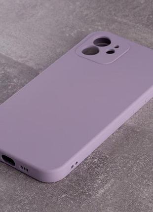 Силіконовий чохол soft silicone case для iphone 12 (без лого) гліцинію