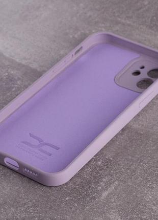 Силіконовий чохол soft silicone case для iphone 12 (без лого) гліцинію 2