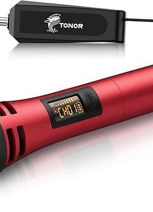 Бездротовий мікрофон для співу tonor tw310 портативний ручний мікрофон