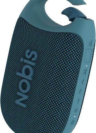 Портативный bluetooth-динамик nobis clip n1 n6301 беспроводная водонепроницаемая колонка, до 24 часов работы