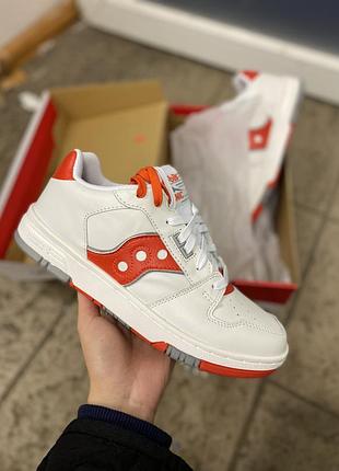 Оригінальні кросівки saucony sonic low white шкіряні сайкони нові білі кеди