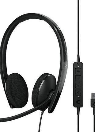 Гарнітура epos sennheiser adapt 160 anc usb накладні навушники з мікрофоном, гарнітура для кол-центру
