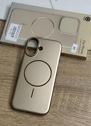 Чохол для iphone 17, золотий колір, slim plastic case, пластиковий