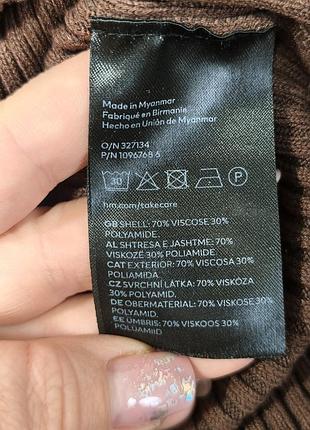 Джемпер трикотажний в рубчик h&amp;m 6