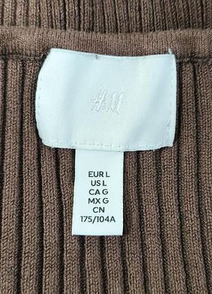 Джемпер трикотажний в рубчик h&amp;m 5