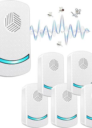 6 шт. отпугиватель вредителей 110-240 в ultrasonic pest repeller ультразвуковой отпугиватель вредителей с подключением к сети