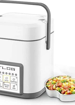 Електрична портативна рисоварка 1.2 л tlog arc-150 mini rice cooker мінімасоварка з таймером запуску