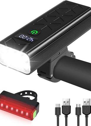 Велосипедный фонарь 9600 mah bicycle sw708 супер яркий водонепроницаемый светодиодный фонарь для велосипеда