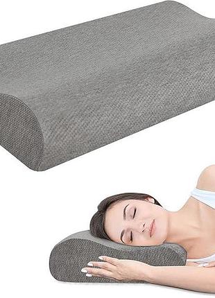 Подушка з ефектом пам'яті 35.5*61 см vitamatres memory foam pillow ергономічна подушка для сну