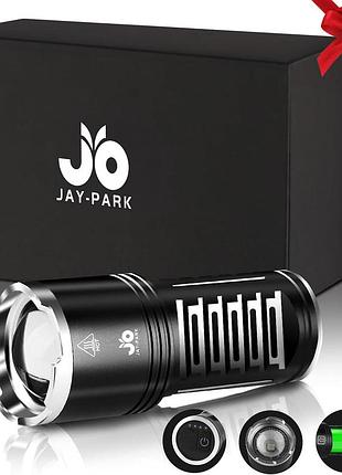 Светодиодный фонарь jay-park f10 мощный перезаряжаемый ручной фонарь с 3 режимами освещения
