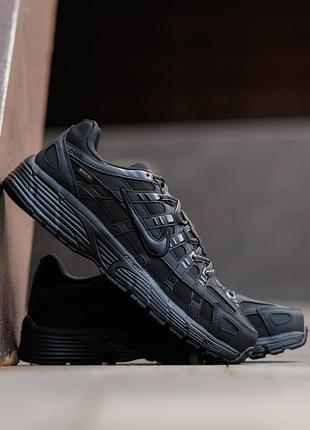 Чоловічі кросівки nike p-6000 triple black gore-tex