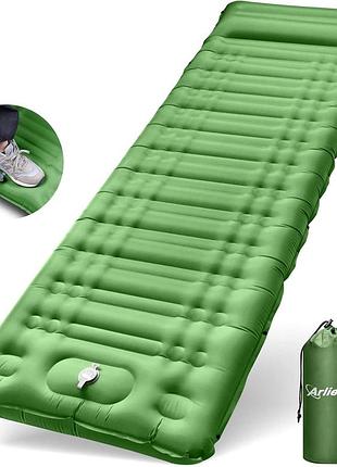 Надувний туристичний килимок 200*68 см arlierss air sleeping pad 55067 похідний спальний матрац