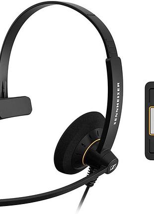 Одностороння гарнітура epos sennheiser sc 30 usb ml 1000550 дротова гарнітура для кол-центру з мікрофоном