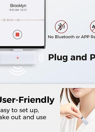 Петличный микрофон adiupul wireless lavalier microphone s15 профессиональный беспроводной петличный микрофон 6