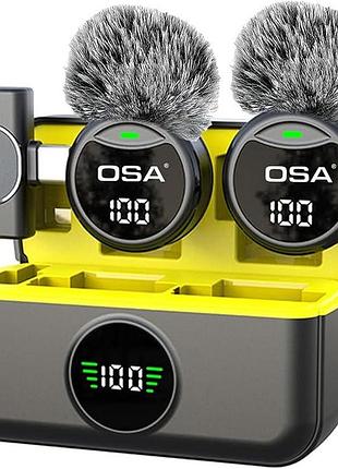 Петличний мікрофон із роз'ємом type-c asa wireless microphone h5 бездротовий мінімікрофон