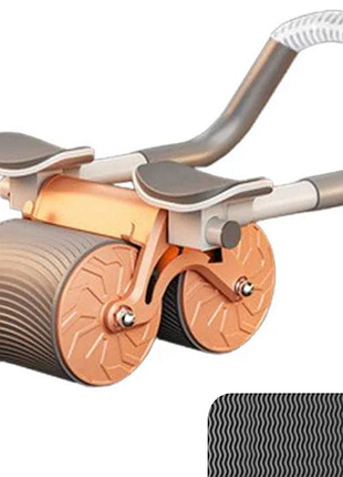 Роликовый тренажер для пресса ab roller фитнес-колесо с ручным захватом для домашних тренировок