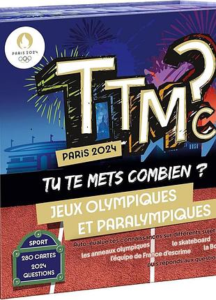 Настільна гра французькою мовою ttmc paris 2024 настільна гра із запитаннями про спорт
