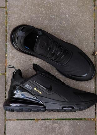 Чоловічі кросівки nike air max 270 gore-tex triple black