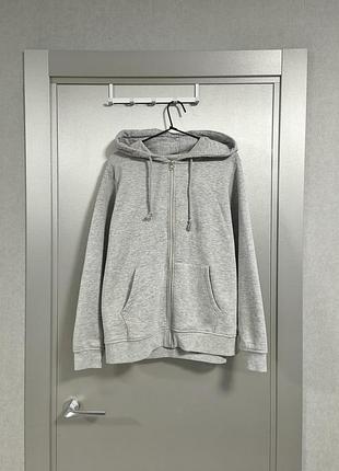Худи базовое серое на флисе l u92 14 16 eur 42 44