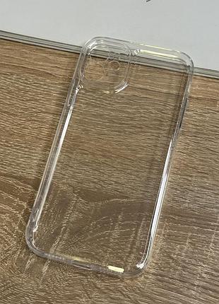 Чохол на iphone 11 силіконовий прозорий тонкий з захистом камери full camera
