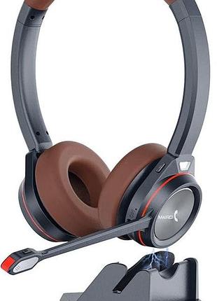 Bluetooth гарнітура для офісу mairdi wireless communication headset m891dbtvc гарнітура з мікрофоном