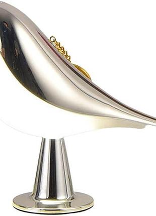 Настольная лампа в форме птицы с сенсорным управлением bird table lamp three color dimming