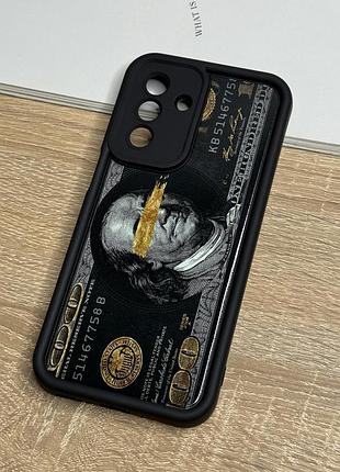 Силиконовый чехол на samsung galaxy a26, черный противоударный с защитой камеры money design