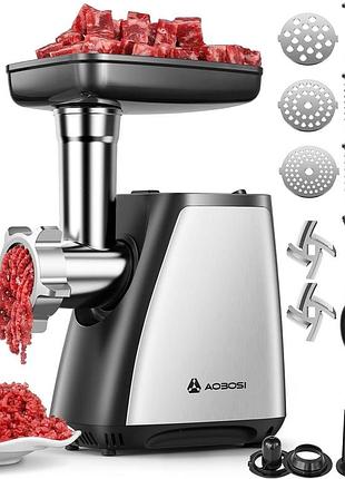 Мясорубка 2800 вт aaobosi az-mgc04 электрическая мясорубка с 3 насадками шинковки