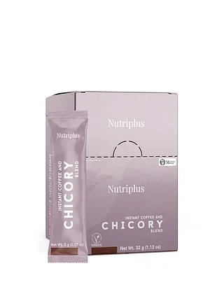 Диетическая добавка кофе с цикорием nutricoffee nutriplus, 16 шт