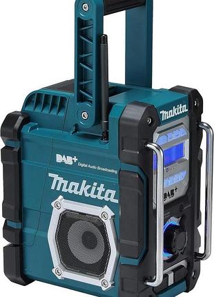 Будівельне радіо fm dab+ bluetooth makita dmr112 радіо з поворотною ручкою та живленням від акумулятора