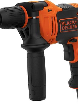 Ударная дрель 710 вт 2800 об/мин black+decker beh710 проводная электрическая ударная дрель