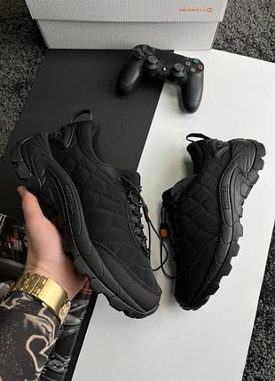 Чоловічі кросівки merrell ice cap moc 2 gore-tex all black 46