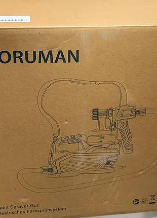 Безповітряний фарбопульт почервоніння zoruman (повітряний hvlp)