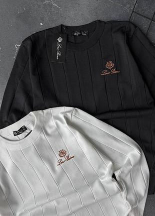 Чоловіча кофта джемпер loro piana black 5